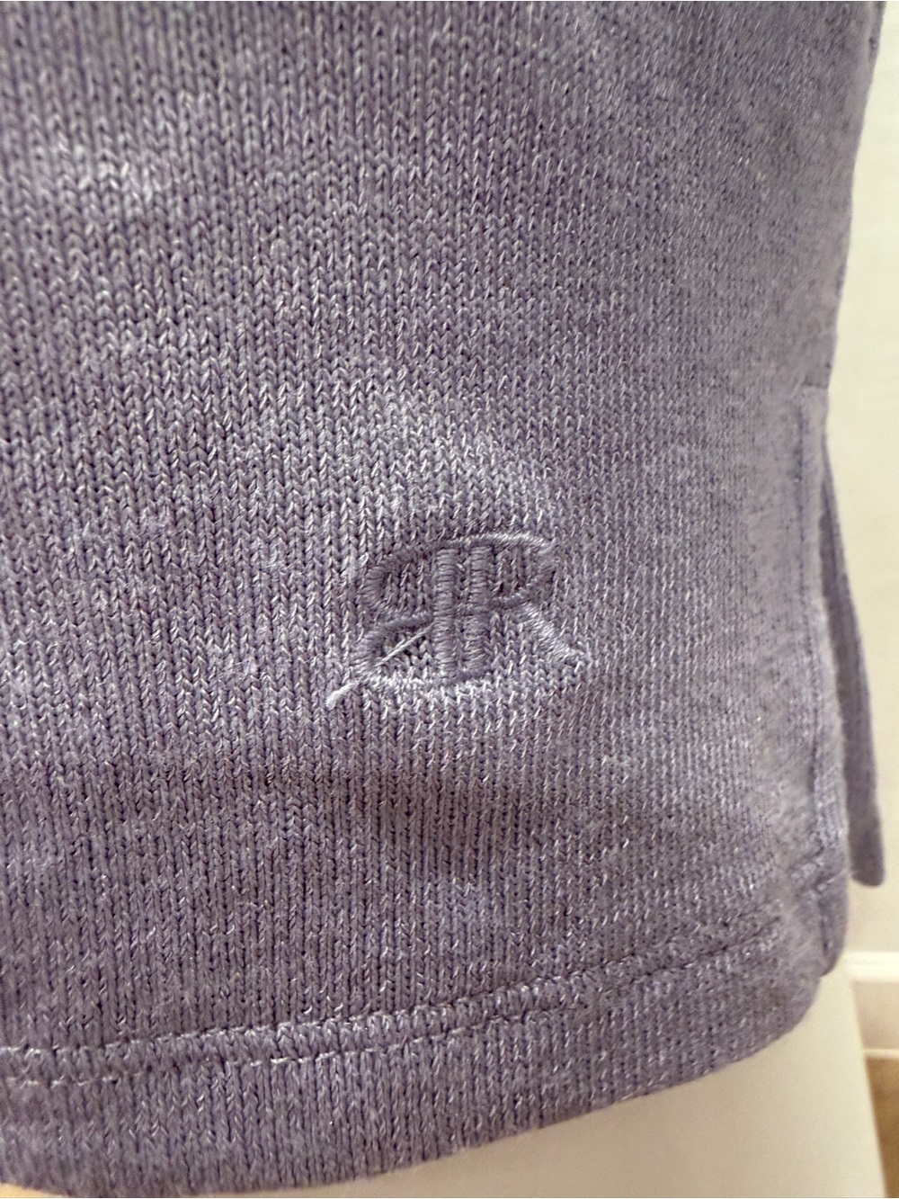 Banana Republic Lavender V-Neck Long Sleeve Tee - Picture 2 of 5